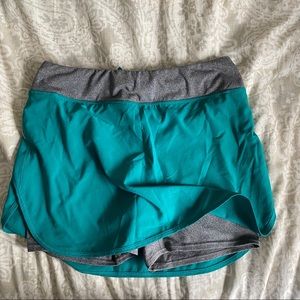 Lucy teal tennis skirt